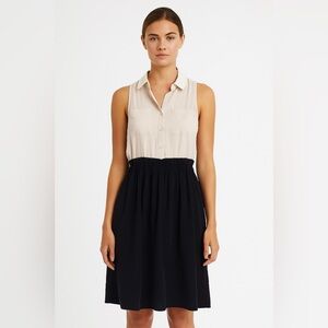 Postmark by Anthropologie Color Block Sleeveless Midi Dress